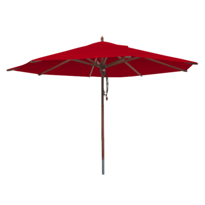 11 foot Octagon African Mahogany Umbrella